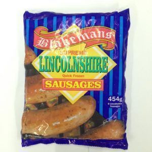 Blakemans Supreme Lincolnshire Quick Frozen Sausages