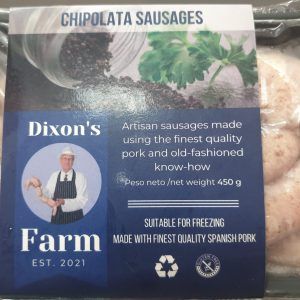Dixon’s Farm Chipolata Sausages 450g