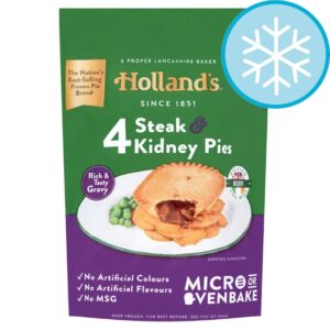 Hollands Steak and Kidney Pies x 4 770g