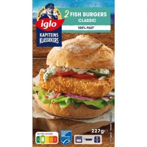 Iglo – 2 Fish Filet Burger – 227g