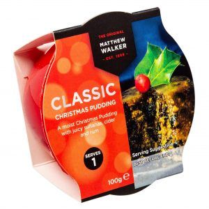 Matthew Walker – Classic Christmas Pudding – 100g