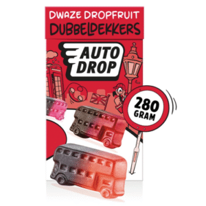 Autodrop – Dwaze Dropfruit Dubbeldekkers – 280g