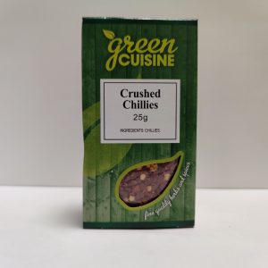 Green Cuisine – Crushed Chillies – 25g