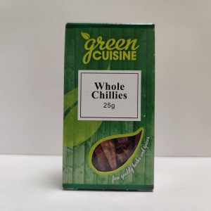 Green Cuisine – Whole Chillies – 25g