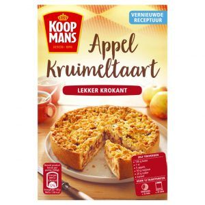 Koopmans – Appelkruimeltaart – 410g