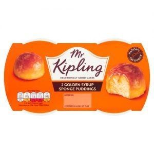 Mr Kipling – Golden Syrup Sponge Puddings – 108g