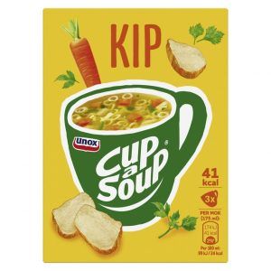 Unox – Cup a Soup Kip – 3 Zakjes