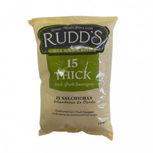 Rudd’s – 15 Thick Irish Sausages – 750g