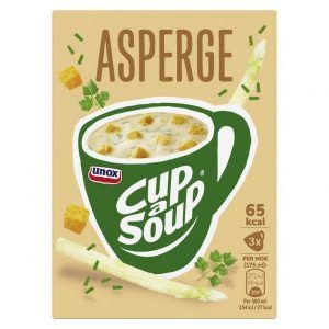 Unox – Cup a Soup Asperge – 3 Zakjes